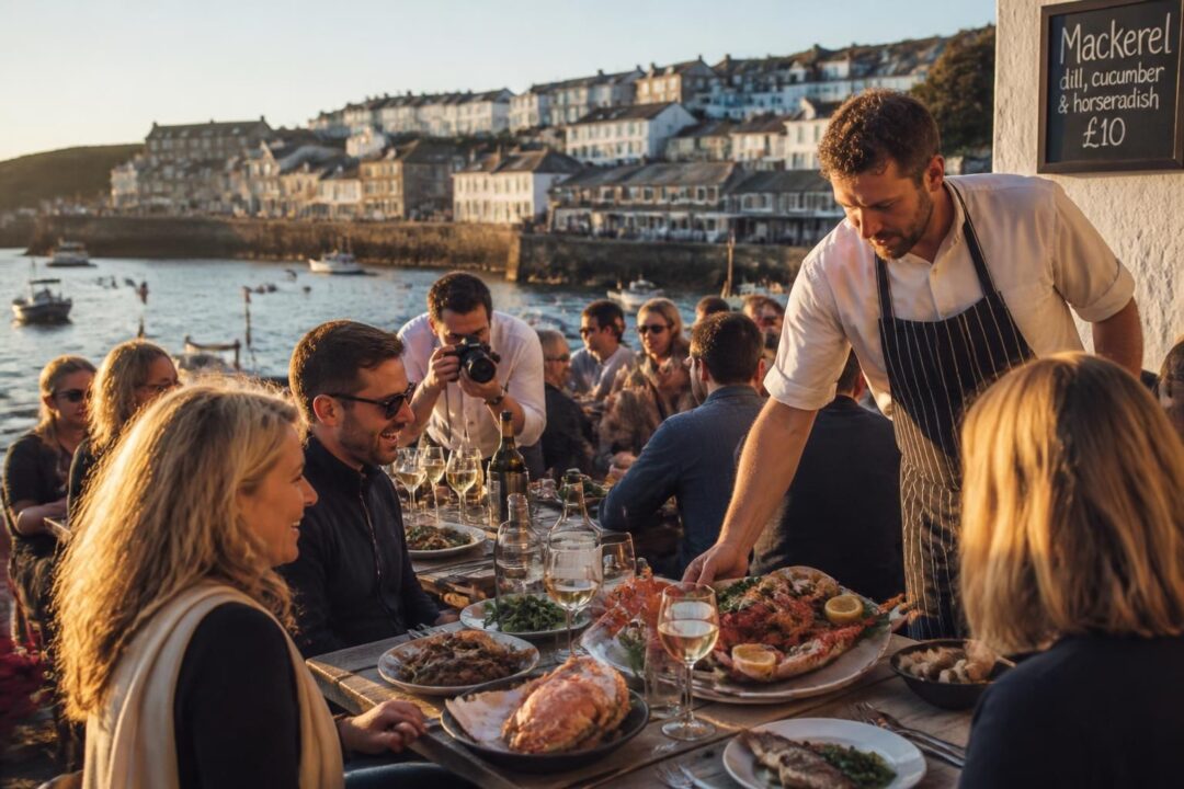 explore a decade of cornwall's culinary journey through st ives as featured in the local food press, highlighting its vibrant dining scene and gastronomic evolution.